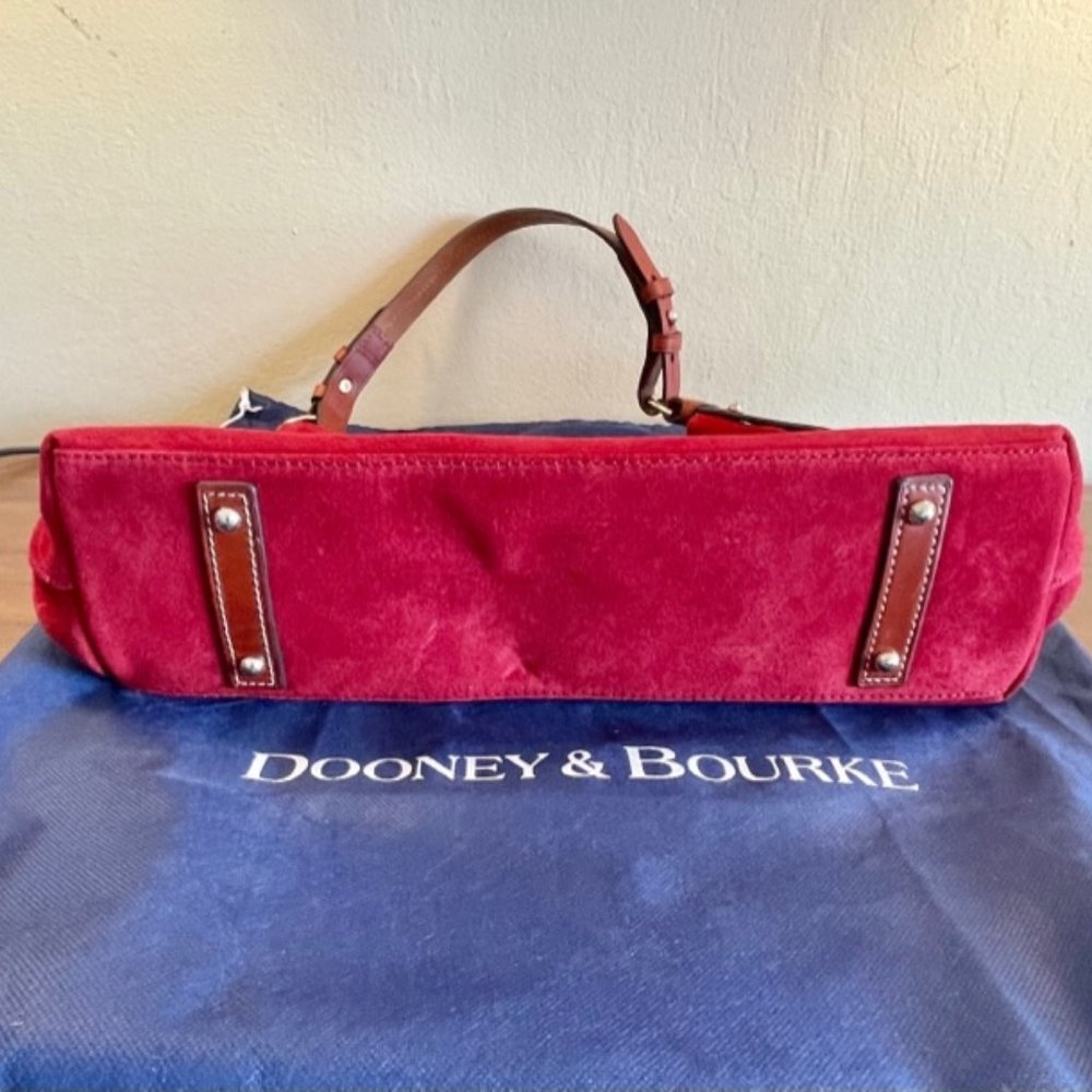 NWOT Dooney & Bourke - Red Suede Cooper Hobo - Picture 3 of 6